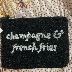 Kate Spade Target Black Beaded Clutch